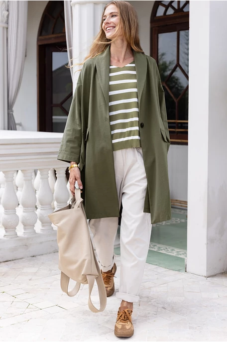 Oversize maxi zakókabát