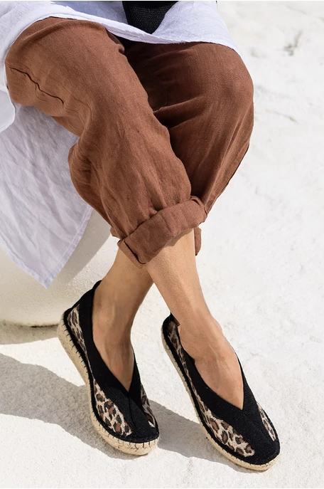 Állat mintás espadrilles cipő