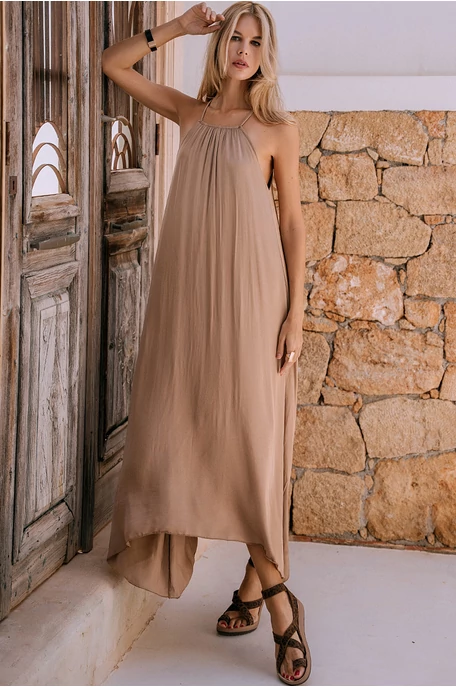 Selyem maxi ruha