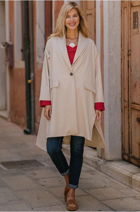 Oversize maxi zakókabát