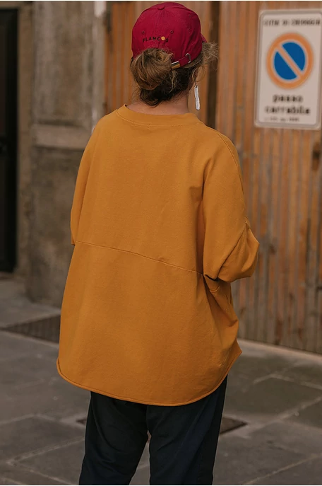 Oversize pamut felső