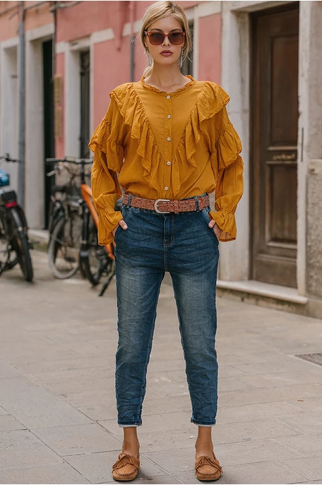 Gyűrt farmer