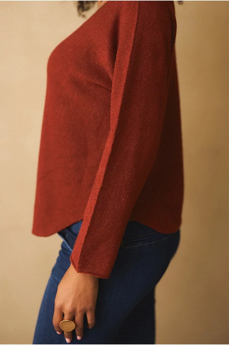 Finomkötött lezser felső