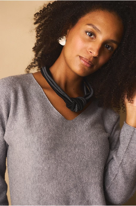 Finomkötött lezser felső