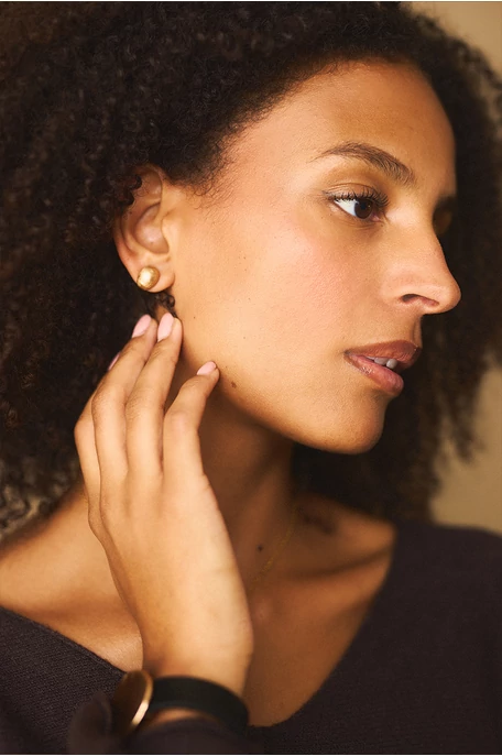 Gyöngy hatású fülbevaló