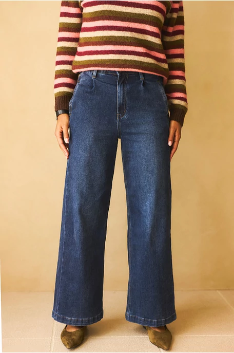 Bőszárú trapéz farmer