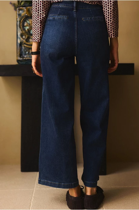 Bőszárú trapéz farmer