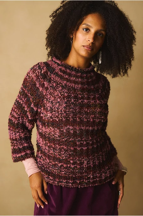 Melírozott pulóver