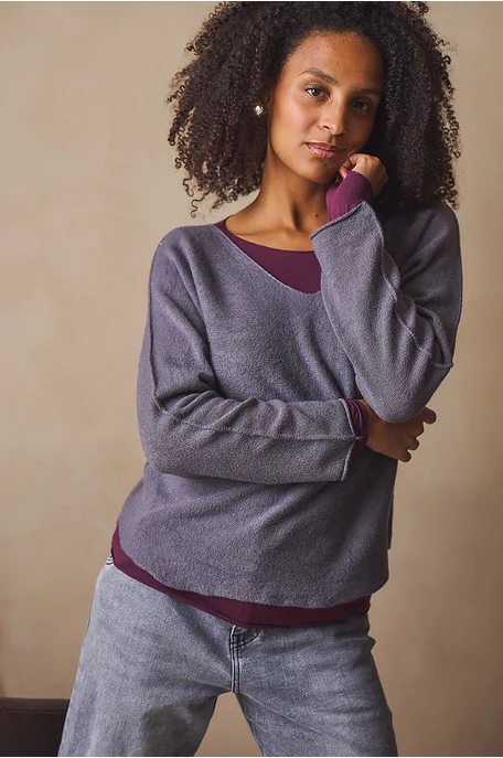 Finomkötött lezser felső