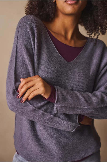 Finomkötött lezser felső