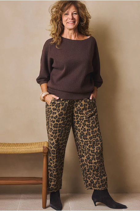 Denevér ujjú pulóver