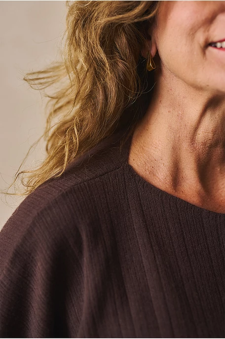 Denevér ujjú pulóver