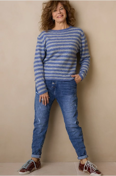 Koptatott ülepes farmer