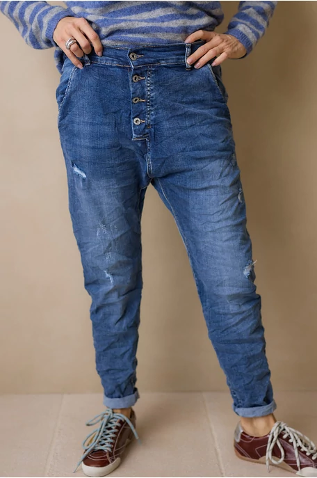 Koptatott ülepes farmer