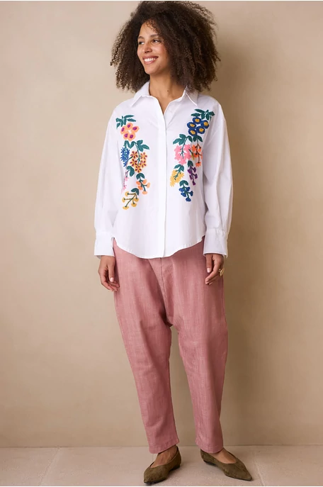 Ülepes szövetnadrág