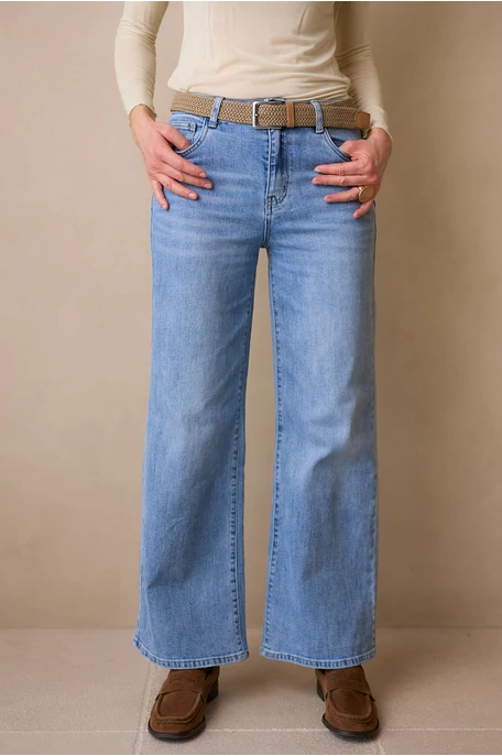 Széles szárú farmer