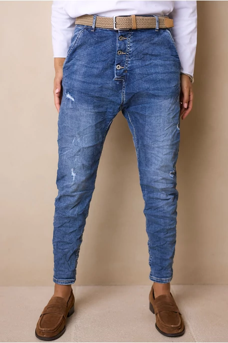 Koptatott ülepes farmer