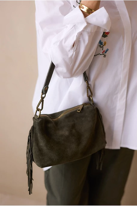 Velúr rojtos kistáska