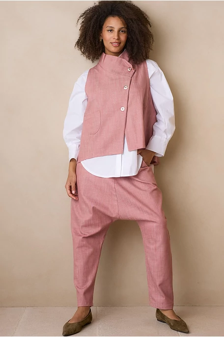 Ülepes szövetnadrág