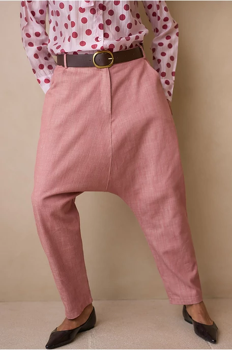 Ülepes szövetnadrág