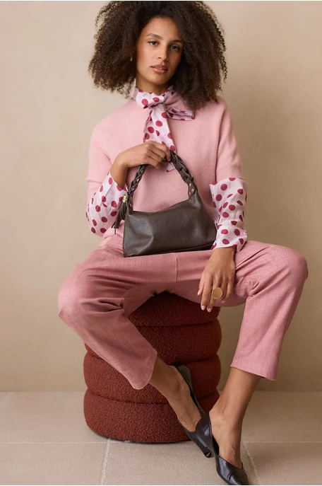 Ülepes szövetnadrág