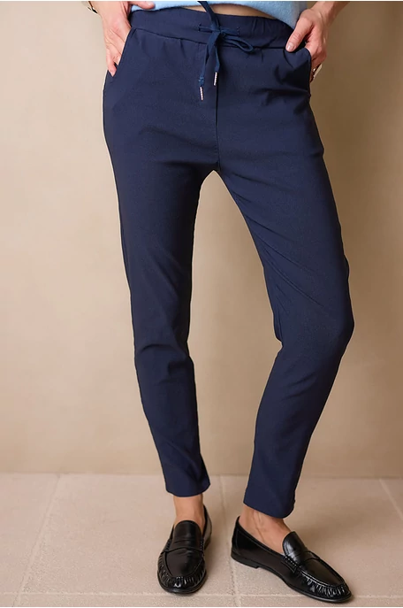 Nadrág kötős derékkal