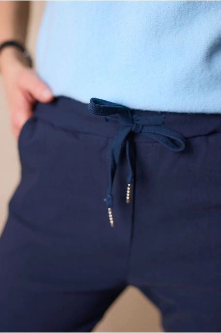 Nadrág kötős derékkal