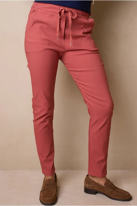 Nadrág kötős derékkal