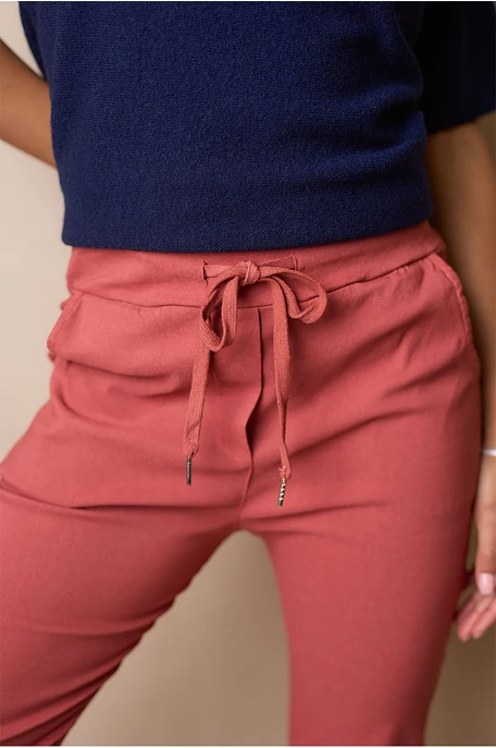 Nadrág kötős derékkal