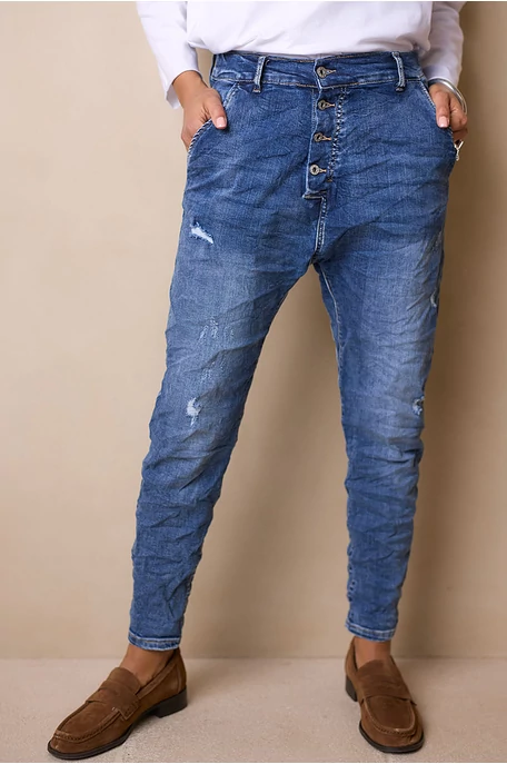 Koptatott ülepes farmer