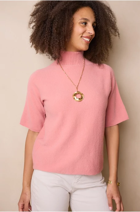 Garbó pulóver rövid T-ujjal