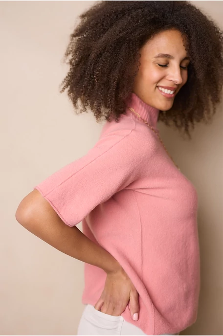 Garbó pulóver rövid T-ujjal