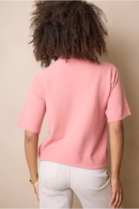 Garbó pulóver rövid T-ujjal