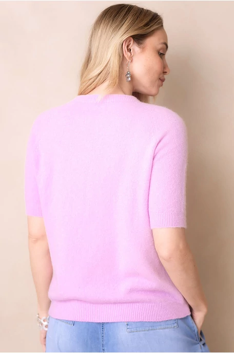 Kötött rövid ujjú felső