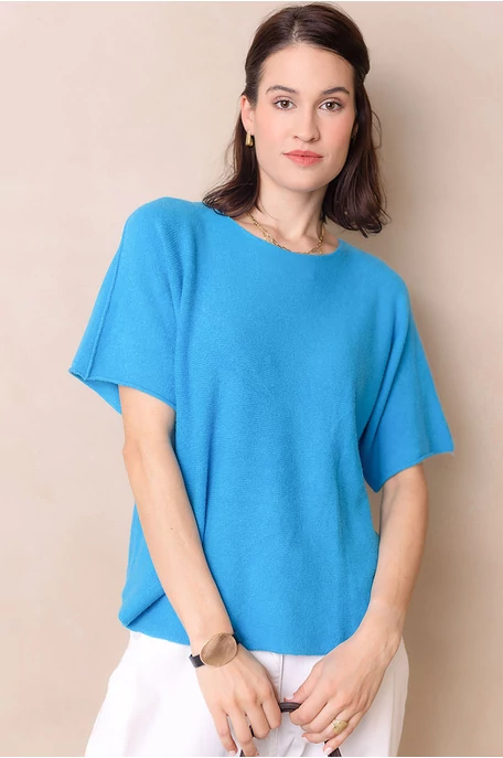 Lezser rövidujjas kötött felső