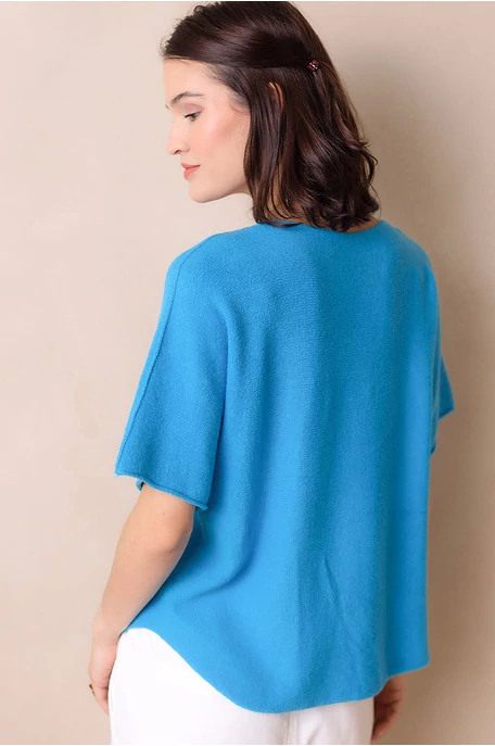 Lezser rövidujjas kötött felső