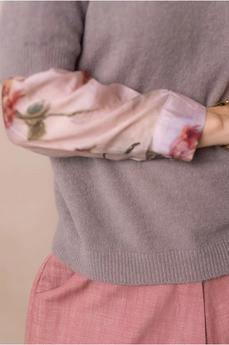 Kötött rövid ujjú felső