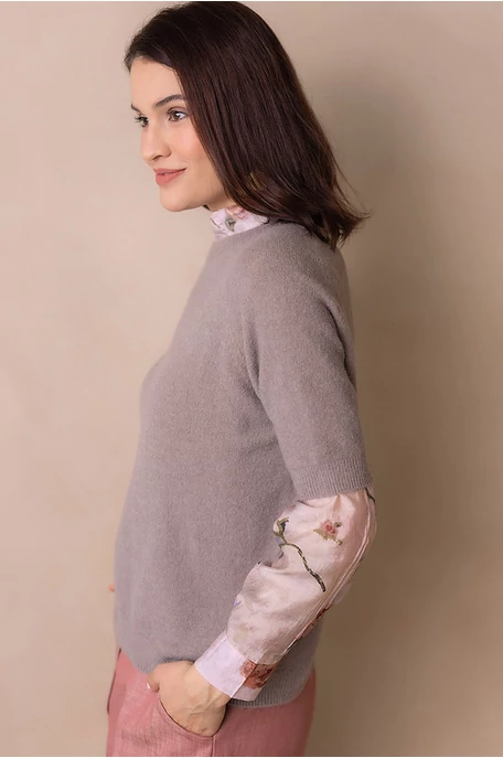 Kötött rövid ujjú felső