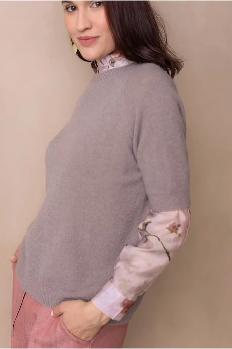 Kötött rövid ujjú felső