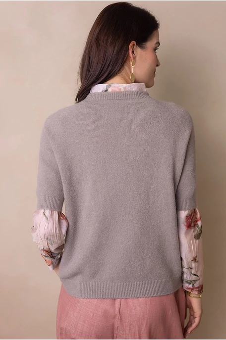 Kötött rövid ujjú felső