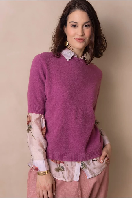 Kötött rövid ujjú felső