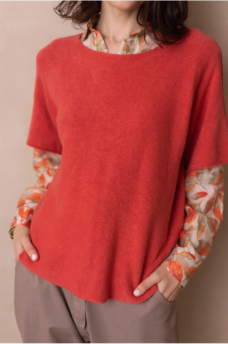 Lezser rövidujjas kötött felső