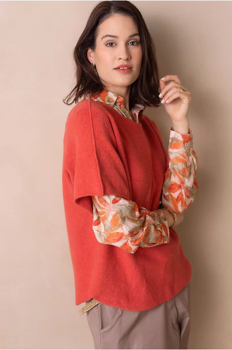 Lezser rövidujjas kötött felső