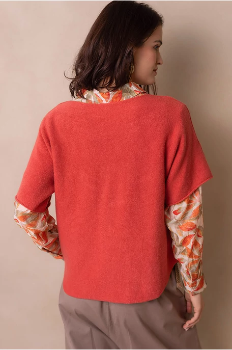 Lezser rövidujjas kötött felső