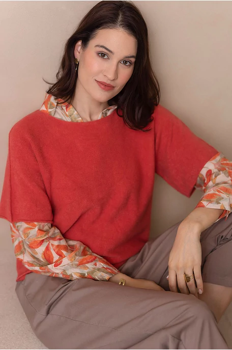 Lezser rövidujjas kötött felső