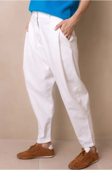 Lezser, ülepes vászon nadrág