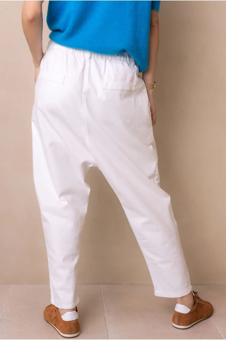 Lezser, ülepes vászon nadrág