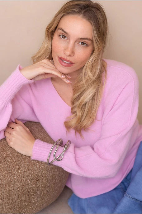 Pulóver puffos ujjal