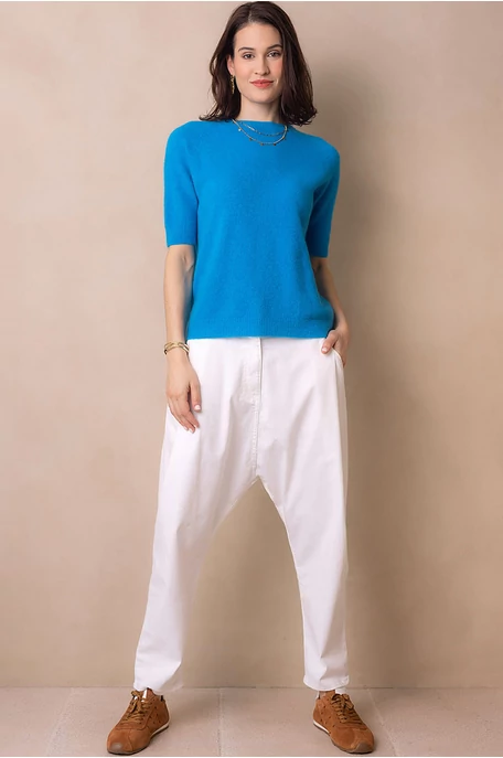 Lezser, ülepes vászon nadrág