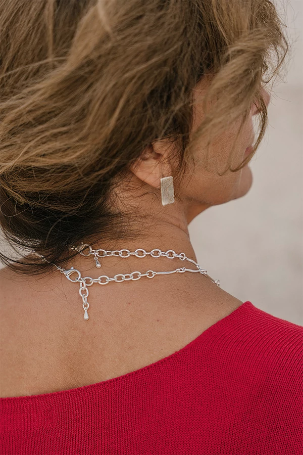 Halacskás dupla lánc Halacskás dupla lánc